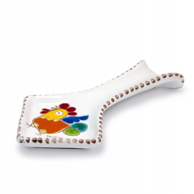 Poggiamestolo artigianale ceramiche de simone gallo PMS5FK-2 Poggiamestolo artigianale ceramiche de simone gallo PMS5FK-2